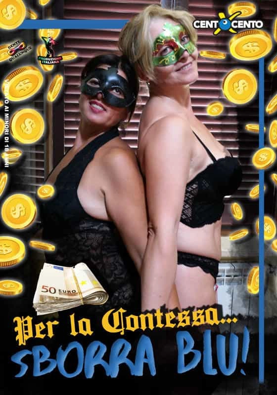 Per la contessa… sborra blu